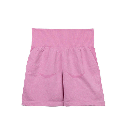 Seamless Push-Up Fitness Shorts