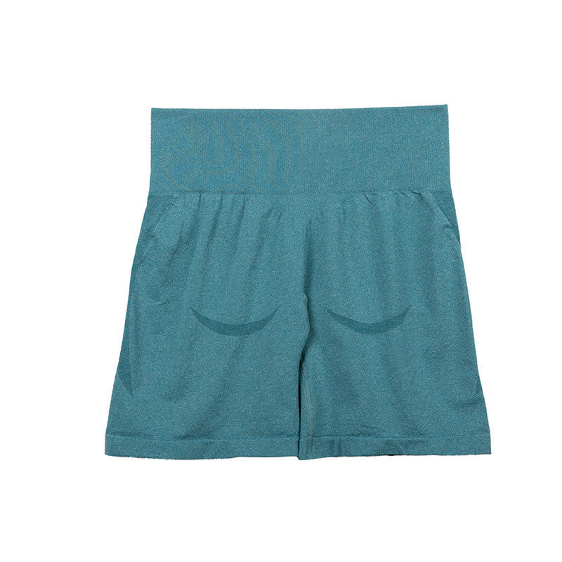 Seamless Push-Up Fitness Shorts