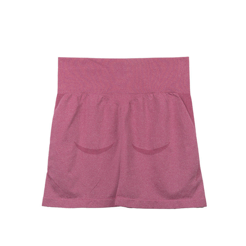 Seamless Push-Up Fitness Shorts