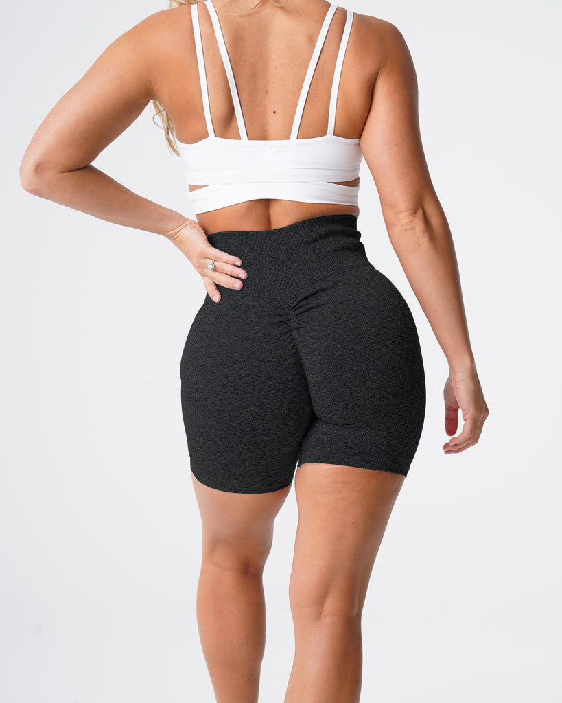 Seamless Push-Up Fitness Shorts