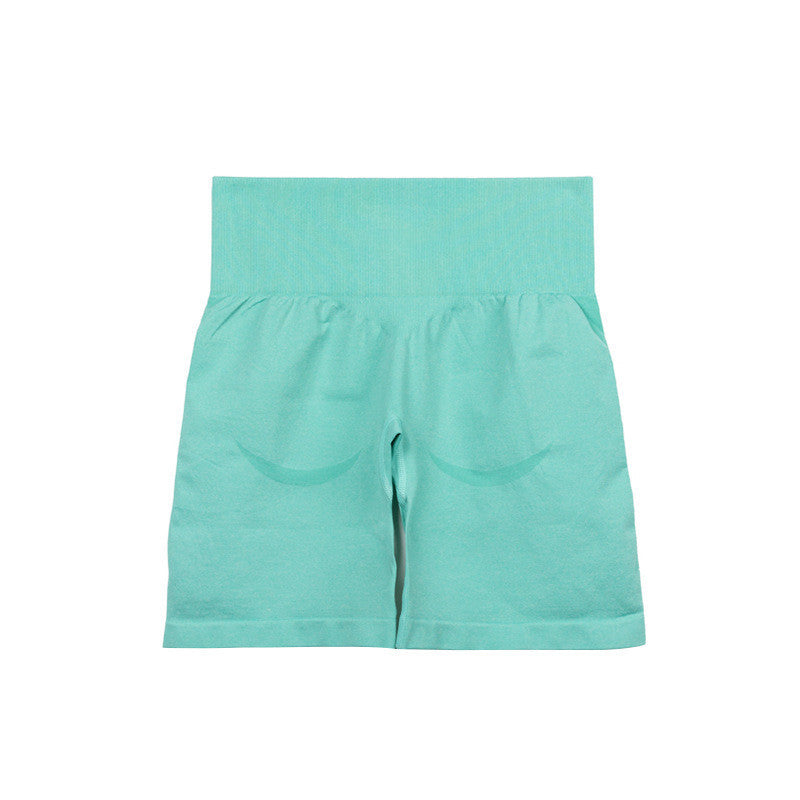 Seamless Push-Up Fitness Shorts