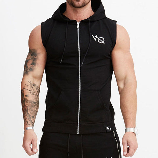 Men’s Hooded Sleeveless Training Vest