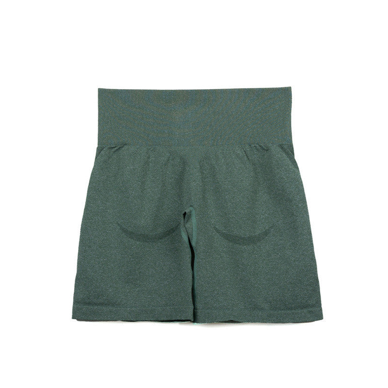 Seamless Push-Up Fitness Shorts