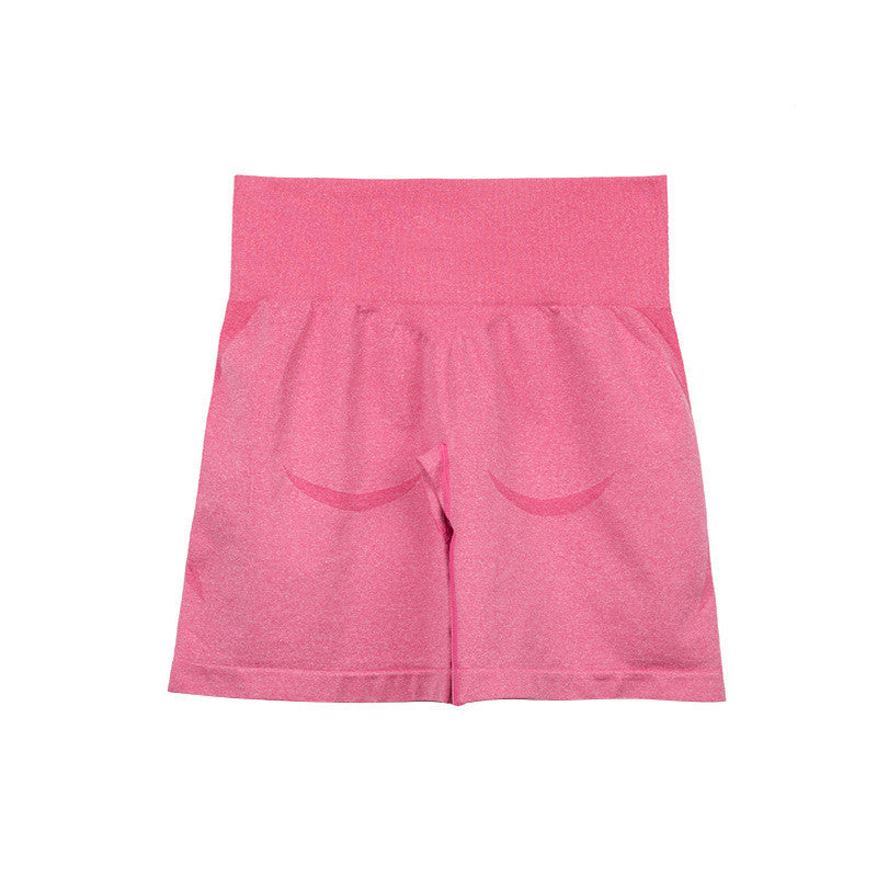 Seamless Push-Up Fitness Shorts