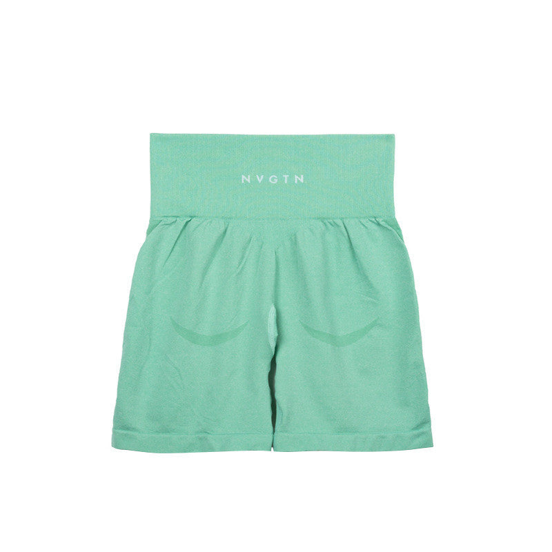 Seamless Push-Up Fitness Shorts