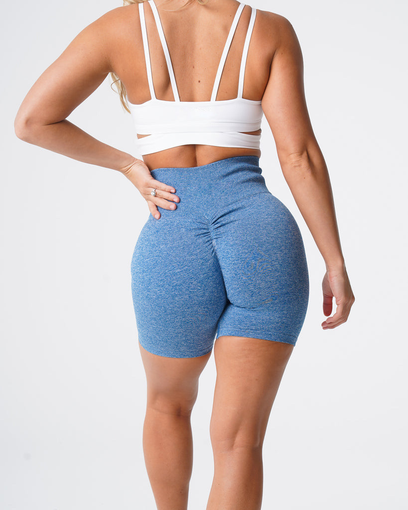 Seamless Push-Up Fitness Shorts