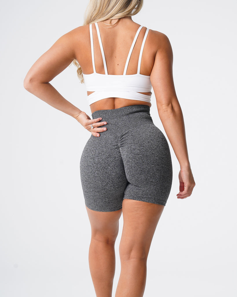 Seamless Push-Up Fitness Shorts