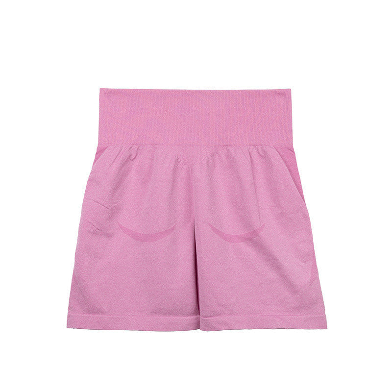 Seamless Push-Up Fitness Shorts