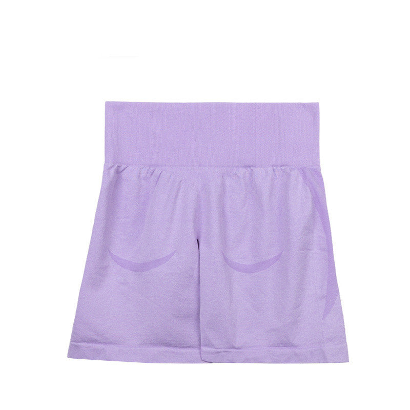 Seamless Push-Up Fitness Shorts