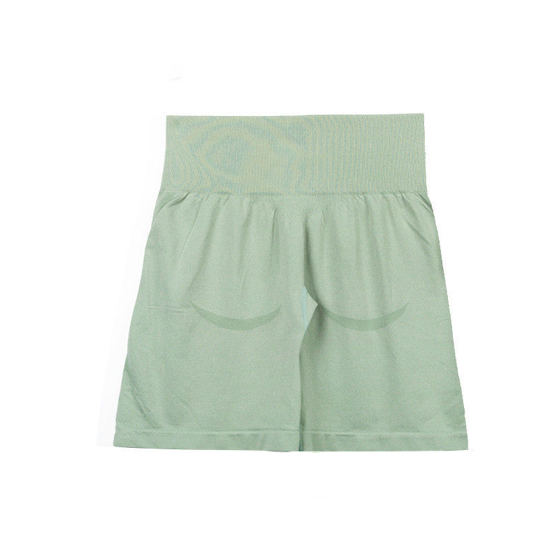 Seamless Push-Up Fitness Shorts