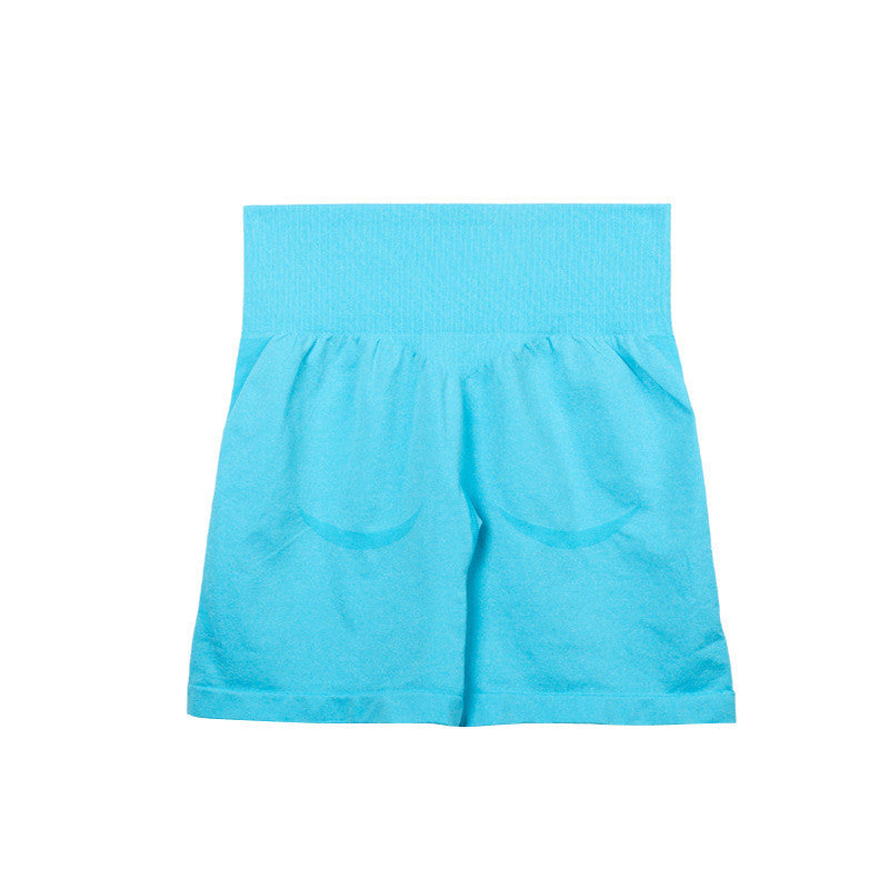 Seamless Push-Up Fitness Shorts